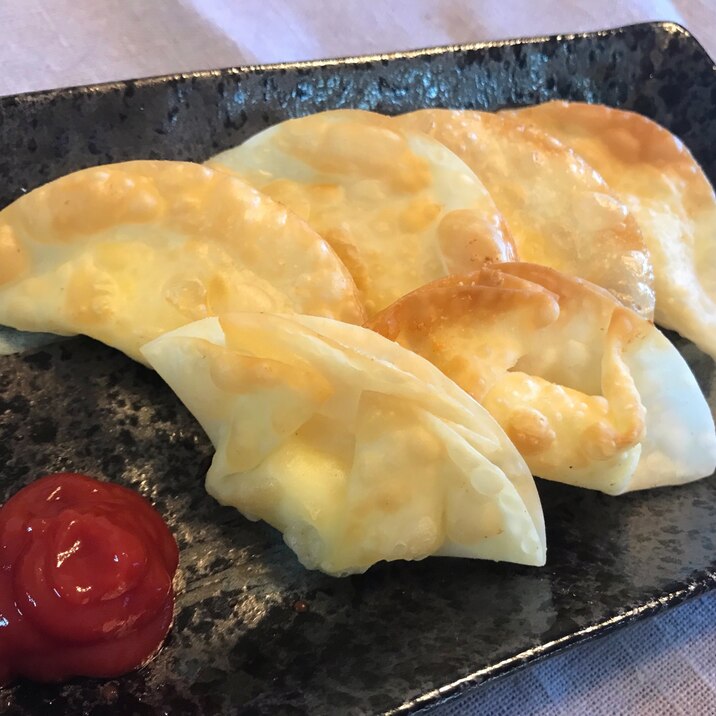 ベビーチーズで!カリカリチーズ餃子
